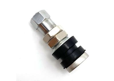 Car Truck Motorcycle Tire Valve VAMD161 , Flush Mount Metal Bolt In Tire Valves With Cap