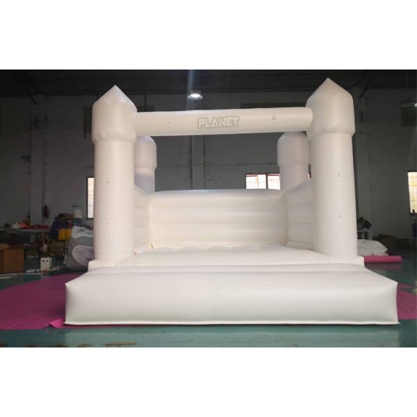 Открытый надувной дом прыжков Белый свадебный батут Надувной прыгающий дом прыжков