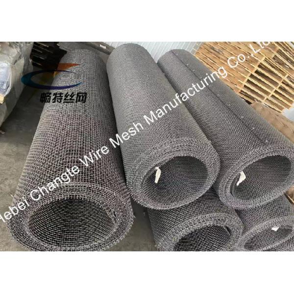 ISO9001 1.5*2m Ss304 Double Crimped Wire Mesh