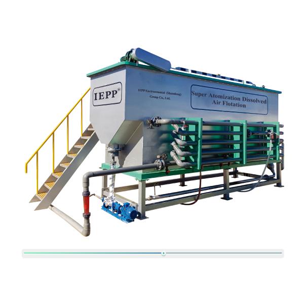 IEPP Integrated Max Flow 180m3/h Food Meat Processing Oil Water Separator Grease Trap System Dissolved air Flotation Machine