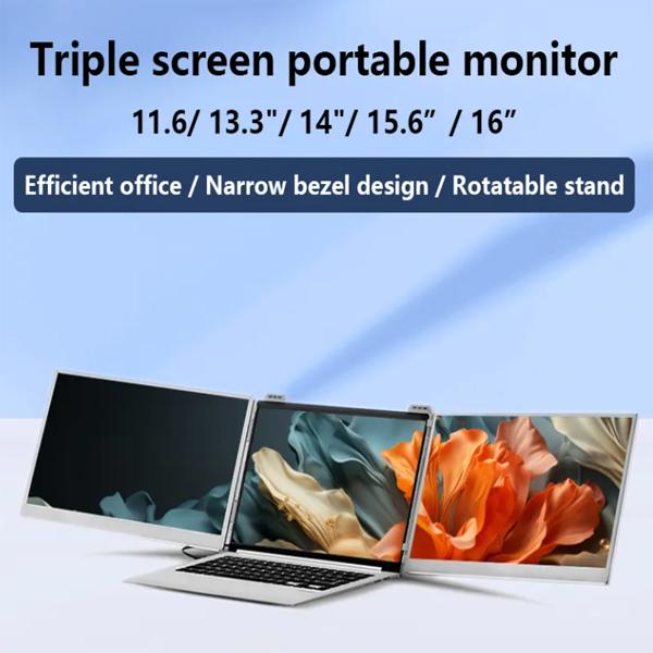 14 inch portable monitor 1920*1200 IPS monitor laptop screen extender laptop dual monitor screen