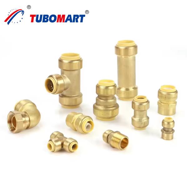 Acessórios de inserção simples C46500 Acessórios de tubos de cobre para sistemas de gás e água certificados ISO