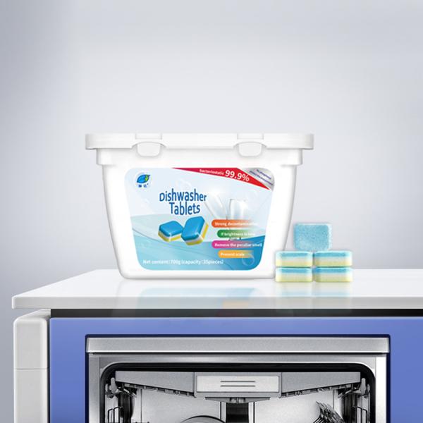 Disposable Dishwasher Detergent Tablets OEM for Effective Stain Removal