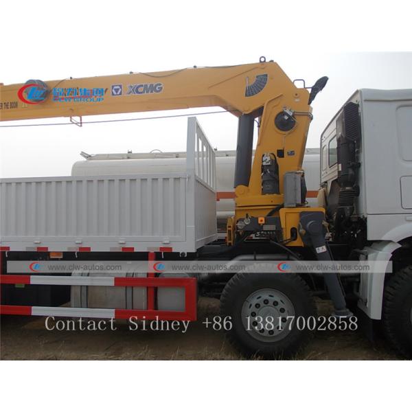 Sinotruk Howo 6x4 8T 10 Wheel Truck Mounted Telescopic Boom Crane