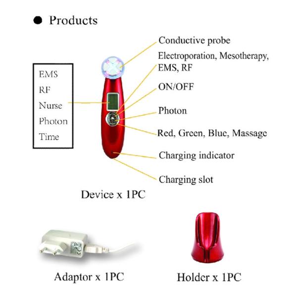 Portable RF Mesotherapy Beauty Device , No Needle Mesotherapy Device