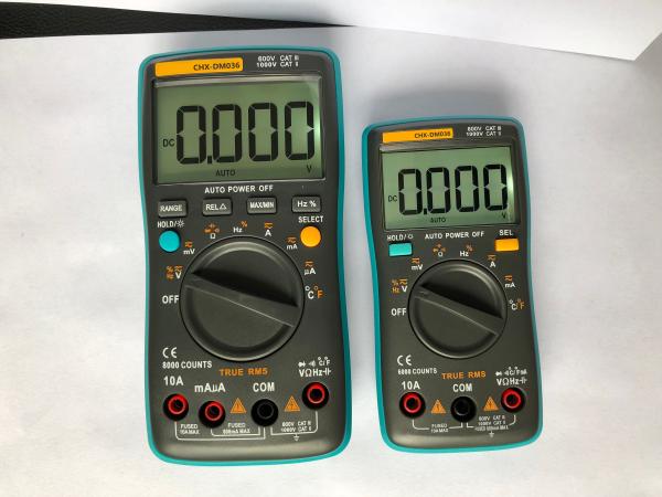 600V Auto Range Digital Multimeter 600uA 6000uA 0.1%  99% Duty Cycle