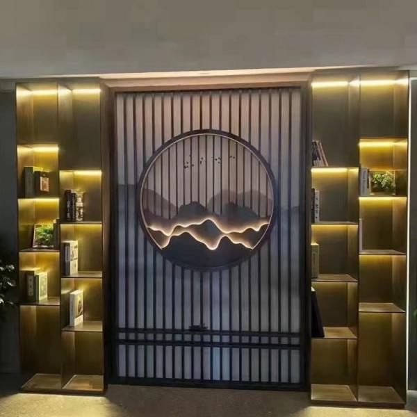 Rose Modern Bookshelf Room Dividers Metal Decor Shelf Book Case Room Divider