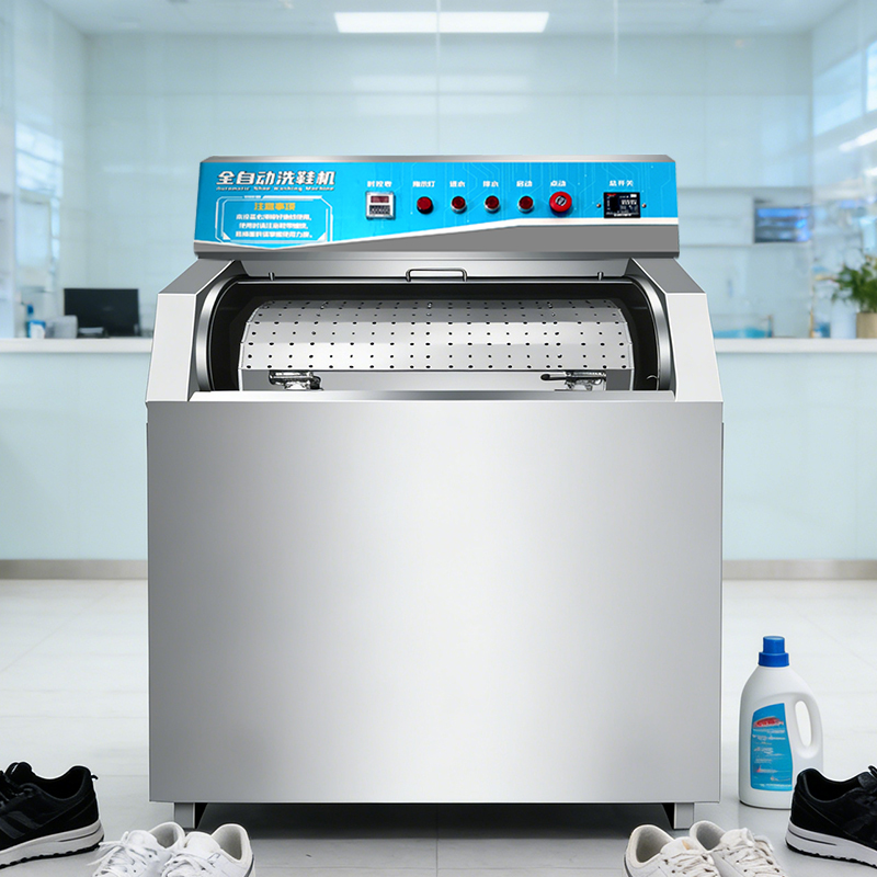 Automatic Shoe Cleaning Machine with UV Ozone Sterilization and Stainless Steel Material 1200W Rated Power
