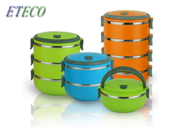 School Stainless Steel Bento Box Healthy Food Options Colorful Ecofriendly