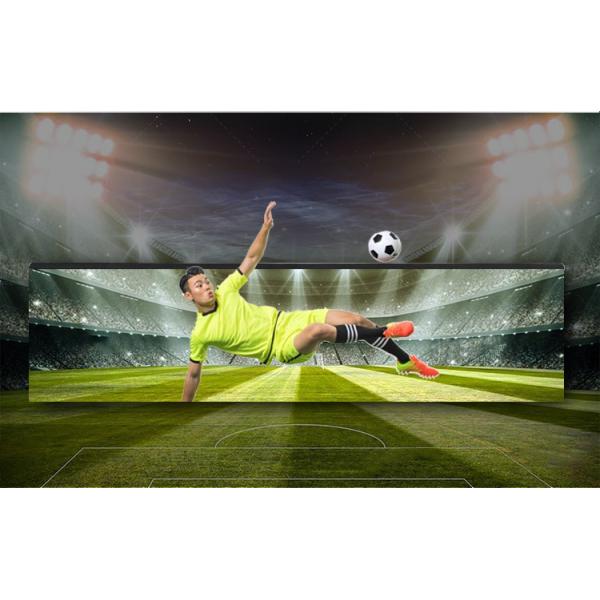 10mm Pitch 5500cd/Sqm Perimeter LED Screen 960*960mm Acrylic Die Casting