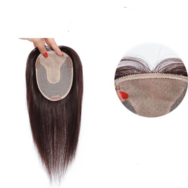 Straight 140% Toupee Density 100% Human Hair Long Hair For Women with Style