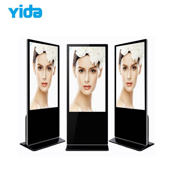 Floor Standing 55in Lcd Touch Screen stands Advertising Player