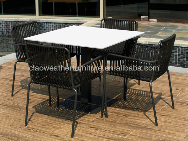 CZ-2027 Diseño contemporáneo Muebles de exterior de ratán para el ocio