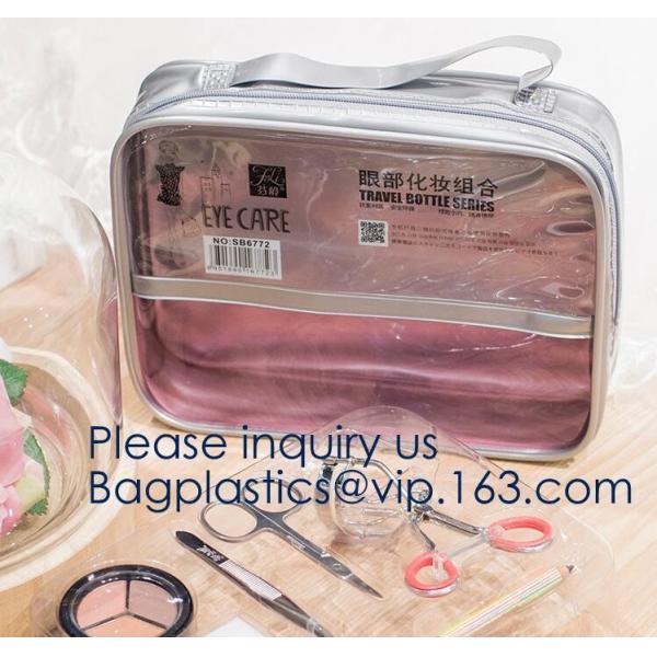 High Performance Toiletry Bag,Vinyl Plastic Toiletry for Travel Accessories Organizer Makeup bag,Wine sling Recycled Cos
