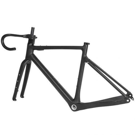 Hidden Cable Full Carbon Fiber T1000 Road Gravel Bike Frameset 700C