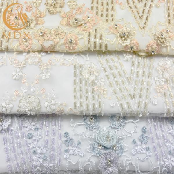 Стразы шнурка Applique украшения связанные тканью шнуруют ткань Applique