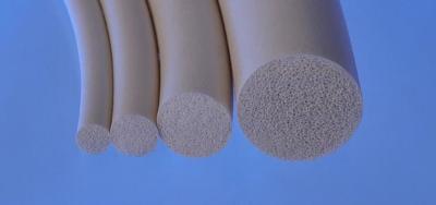Extruded Silicone Sponge Rubber Foam Tape Strip With High Temp Tolerant