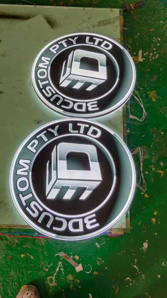 Outdoor Indoor Glowing Signs Shop Front Glowing Back Glowing Letters Signs