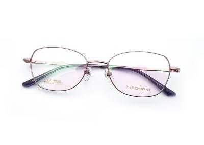 Elegant Intellectual Style Lightweight Titanium Glasses  ZTO 3031