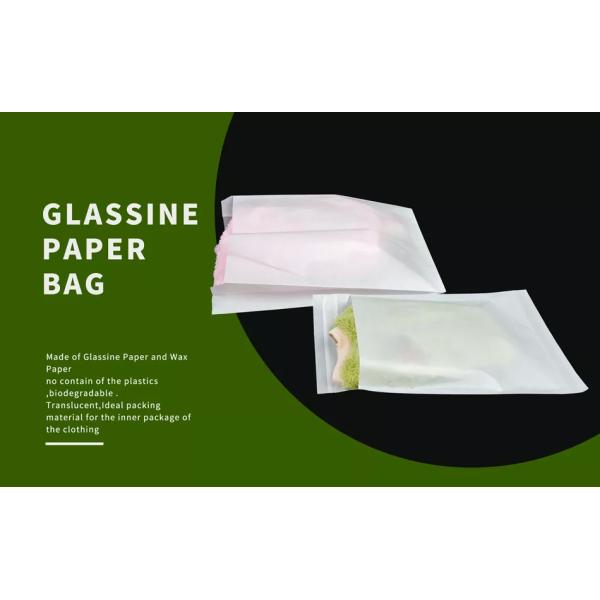 Тавот Eco Semi прозрачного бумажного мешка Glassine дружелюбный Biodegradable устойчивый