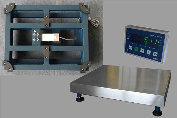 Stainless Steel Electronic Platform Weighing Scale 12W Class III Accuracy
