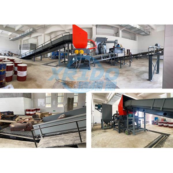 Trituradora de doble eje Xrido para reciclaje de residuos de metal y plástico