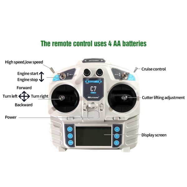 Industrial Gasoline Cordless Remote-Control Track-Type Lawn Mower Intelligent Robot Flail Mower with Core Engine for Garden Care