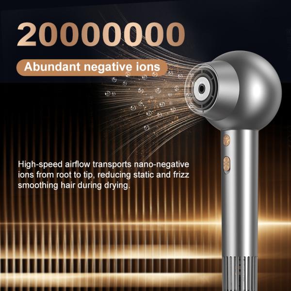 Storm Professional Hair Dryer - Ionic Ceramic, Lightweight, Quiet, Low Noise, Durable, Silent Blow Dryer, Best Powerful