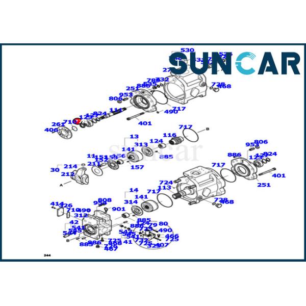 SOLAR 400LC-V OEM PSPD55788F Komatsu Oil Seal Wear Resistance NBR FKM Hydraulic Seals
