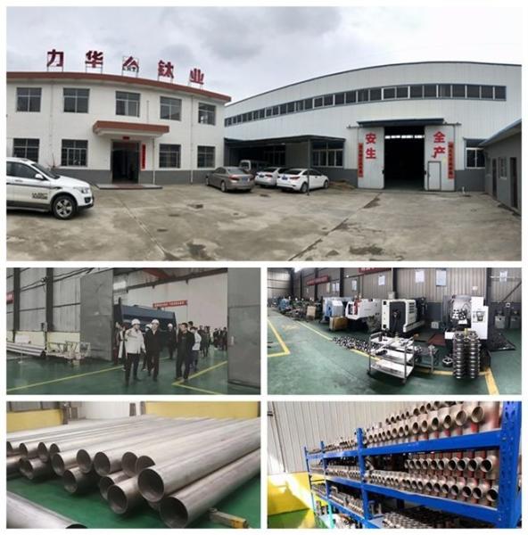 Tubulação sem emenda do titânio da fonte ASTM B 338 Gr2 WT1.5 da fábrica de Baoji