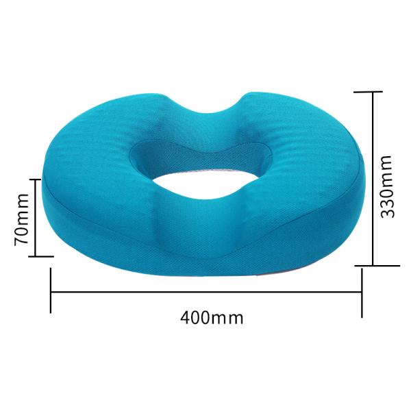 Office Chair Memory Foam Cushion with Gel Seat Cushion and Knitted Fabric Inner Cover