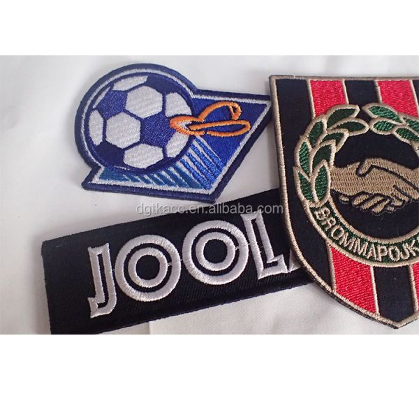 Customized Exquisite Logo Sew on Embroidery Design Full Embroidered on Fabric Patches for Clothing