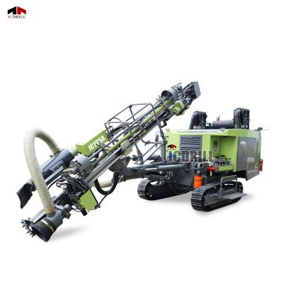 JCDRILL Diesel Engine Crawler DTH Drilling Rig With Integrated Compressor for Rock Blasting