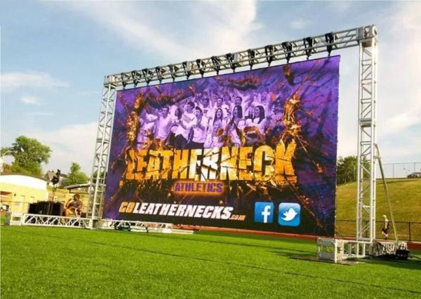 1R1G1B TUV Outdoor LED Screen Display 5000cd/Sqm LED Video Wall Hire