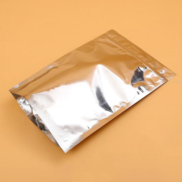 Aluminum Foiled Line PE Coated White Kraft Paper Bag Chicken Packaging Bags Aluminum Foil Bag
