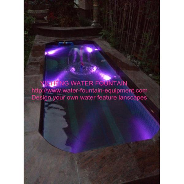Garden Yard Small Water Fountain Project Beautiful With LED Lighting