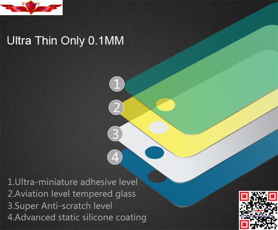 Thinnest 0.1MM 9H US German Schott Tempered Glass Screen Protector For Iphone 5/5C/5S