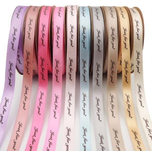 25 yards / piece Gift Packing Materials Polyester Satin Ribbon For Gift Wrapping