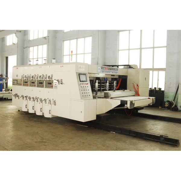 High Speed Corrugated Carton Making Machine , Frequency Conversion Control