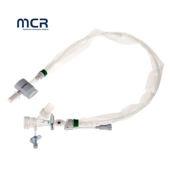 Disposable Single Lumen Closed Suction System 72H With Soft Tip