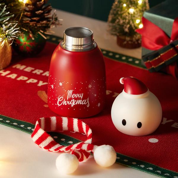 Custom Crafted Thermal Flasks With Direct Sip For Christmas Gift Decoration