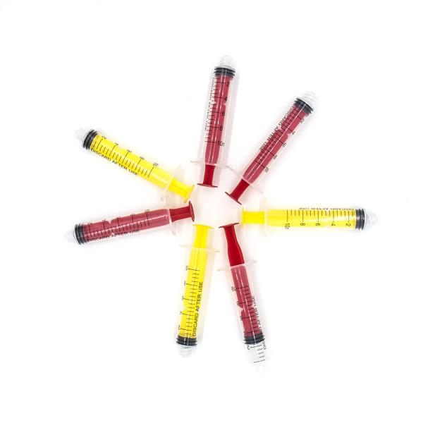 Colorful Plunger Dental Luer Lock Disposable Syringe 10ml