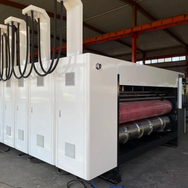 11000 PCS/H Caixa de cartão Flexo Impressão Slotting Rotary Die Cutting Vibration Stacker Machine