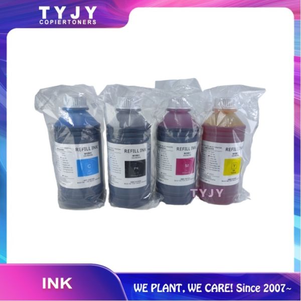 Refill Ink 1000ml for HP DesignJet 500 500PS 800 800PS Priner Color Ink Bottle Replacement
