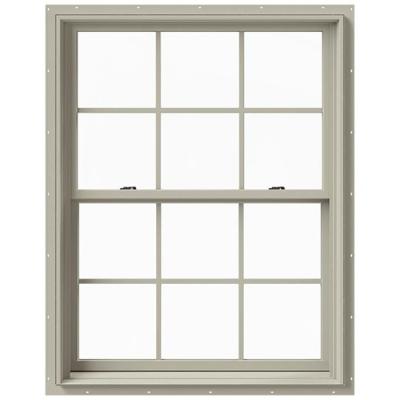 Design Courtyard Single Hung Sash Aluminum Windows with Fibreglass Screen Netting