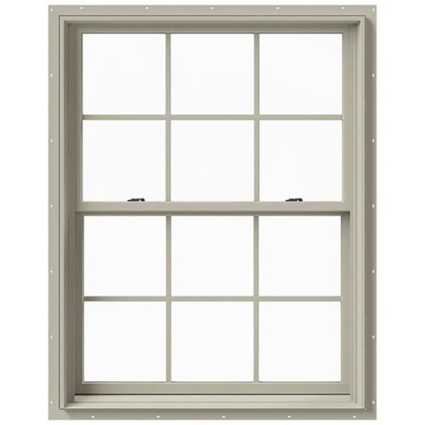 Gray Fibreglass Top Bullet Proof Single Hung Windows with Energy and Anti Theft Features
