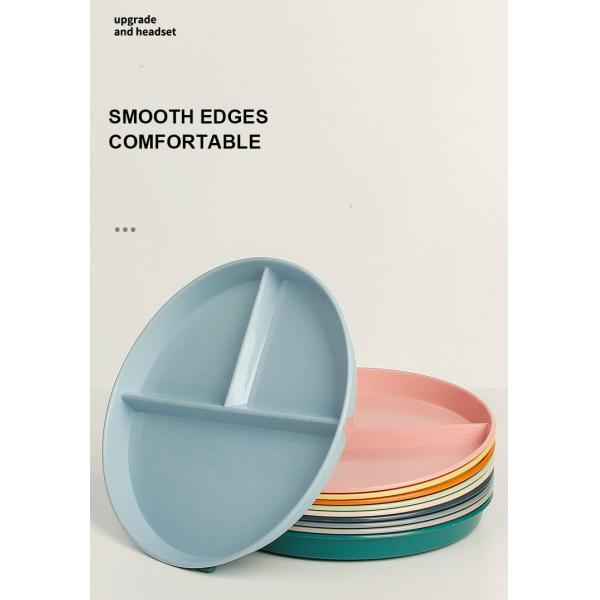 Многоразовый 3-комплектный обеденный столик БПА-беспроводный микроволновый посудомоечный автомат безопасный пшеничный волокно PP