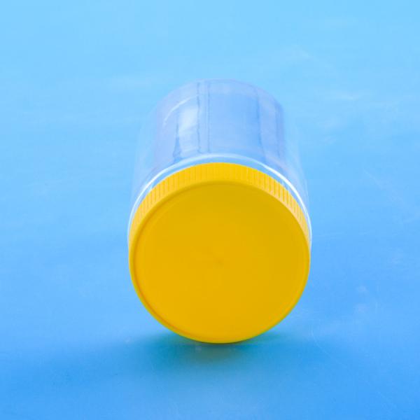 Embossed Clear Plastic Screw Top Containers