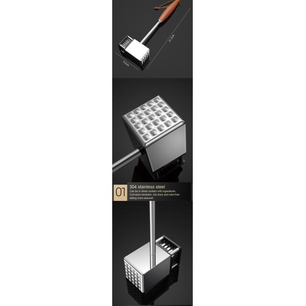 Hot 36-Blade Manual Meat Tenderizer Durable Kitchen Tool for Tenderizing Steak Turkey