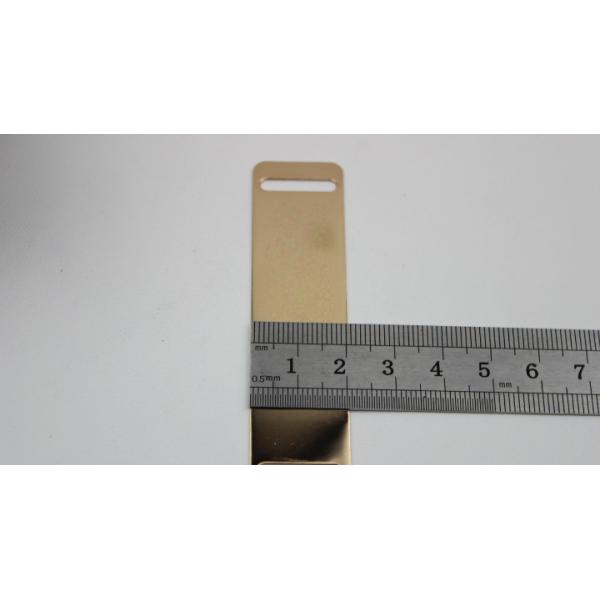 Shoes hardware accessories 80mm length gold iron metal buckle for shoelace